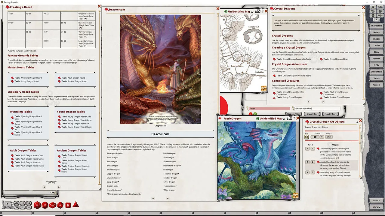 Fantasy Grounds - D&D Fizban's Treasury of Dragons Screenshot 1