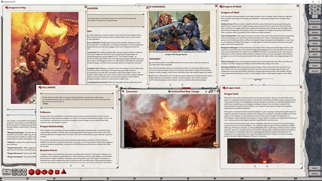 Fantasy Grounds - D&D Fizban's Treasury of Dragons Screenshot 5
