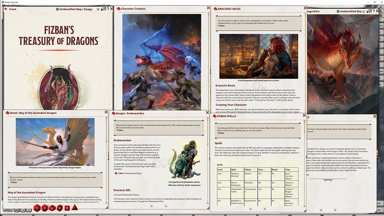 Fantasy Grounds - D&D Fizban's Treasury of Dragons Screenshot 0