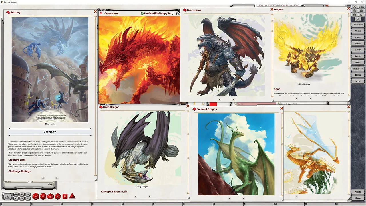 Fantasy Grounds - D&D Fizban's Treasury of Dragons Screenshot 4