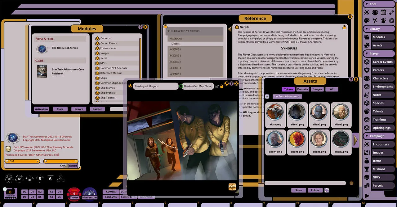 Fantasy Grounds - Star Trek Adventures Screenshot 4