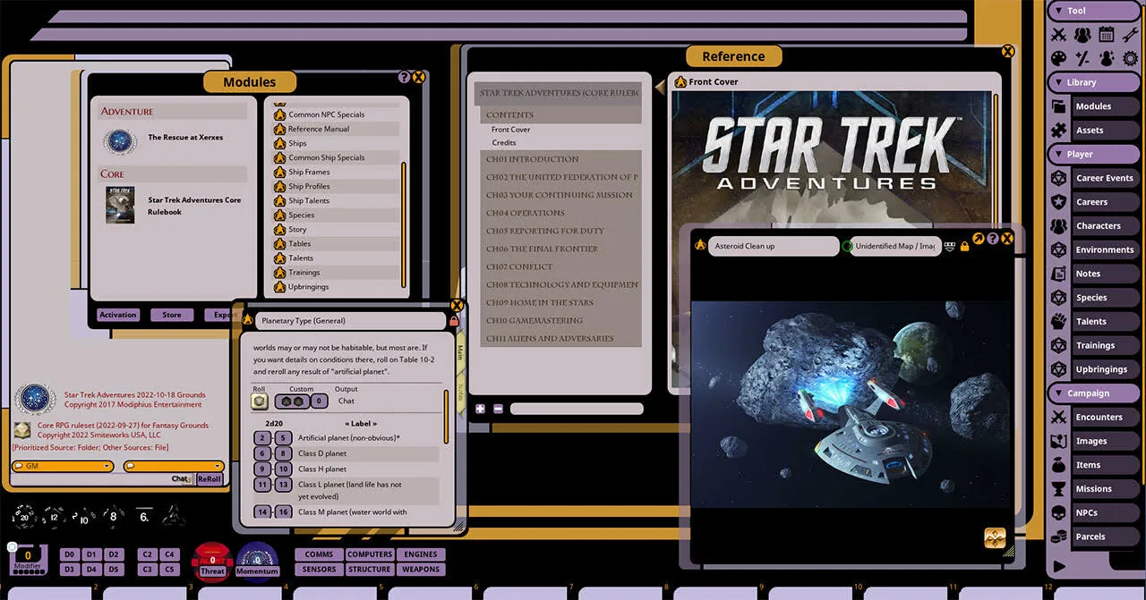Fantasy Grounds - Star Trek Adventures Screenshot 3