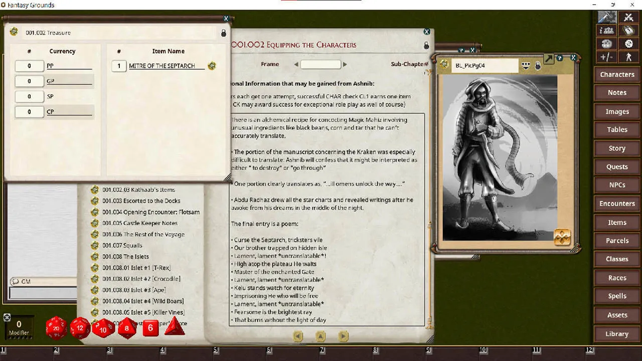 Fantasy Grounds - Blighted Lands III - Isle of Ill Omen Screenshot 1