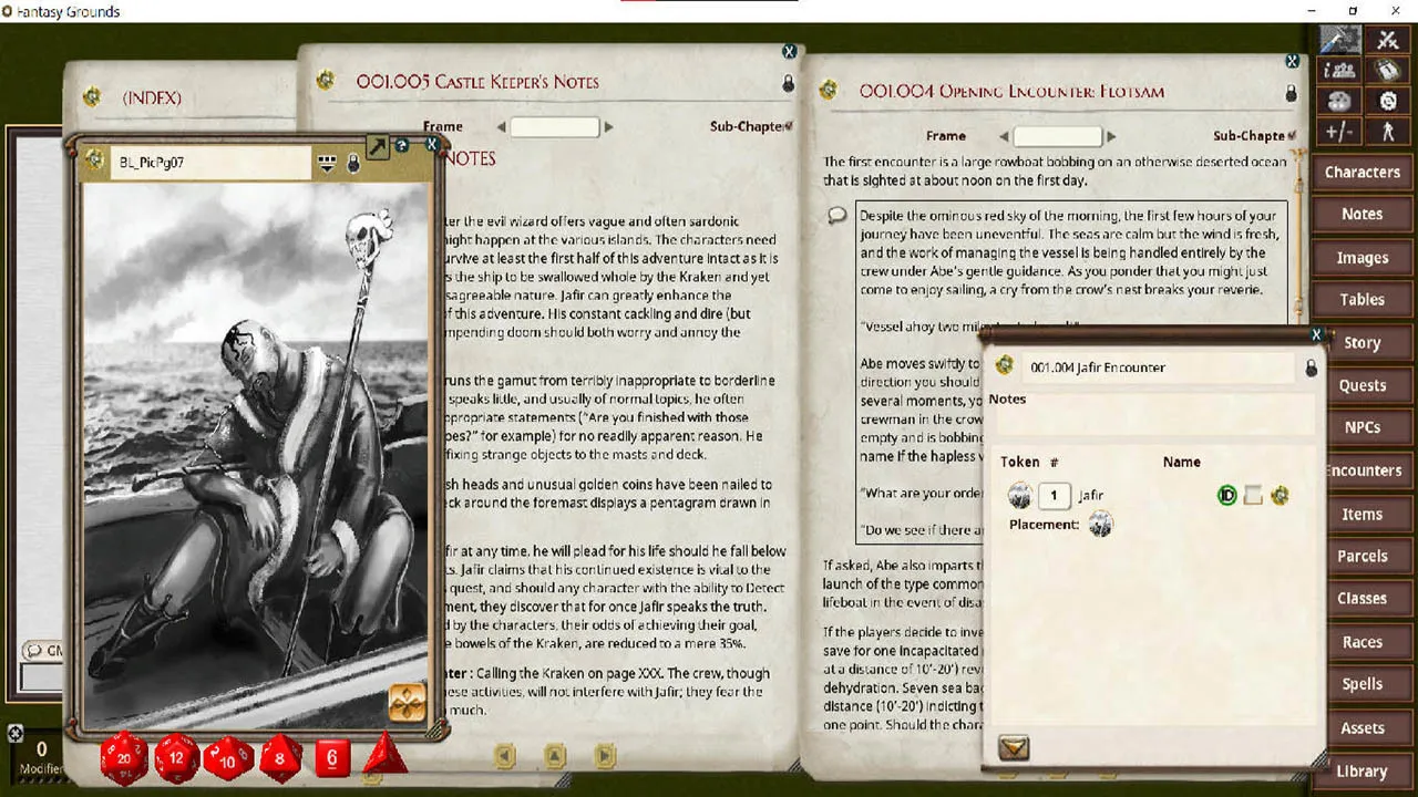 Fantasy Grounds - Blighted Lands III - Isle of Ill Omen Screenshot 2