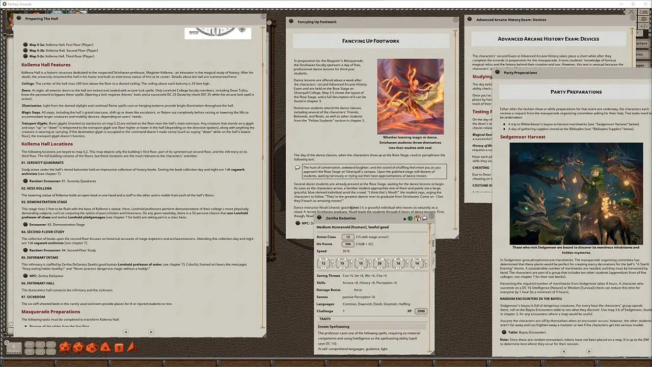 Fantasy Grounds - D&D Strixhaven: A Curriculum of Chaos Screenshot 6