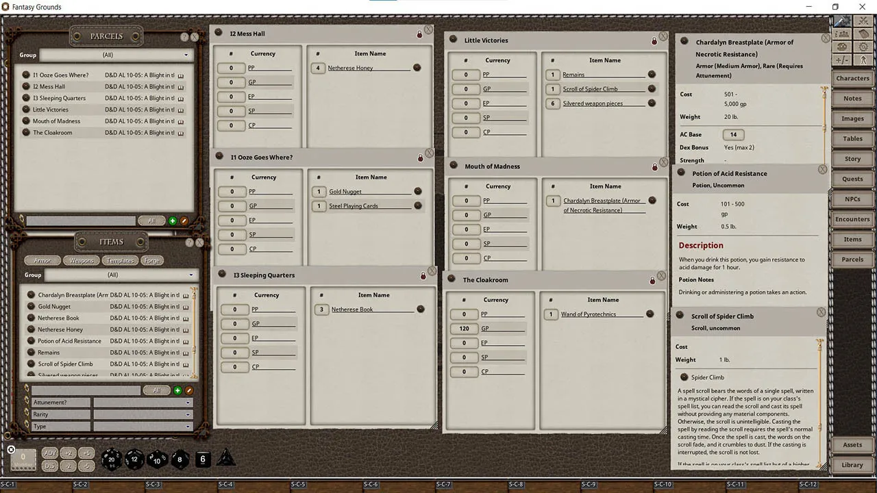 Fantasy Grounds - D&D Adventurers League 10-05 A Blight in the Darkness Screenshot 2
