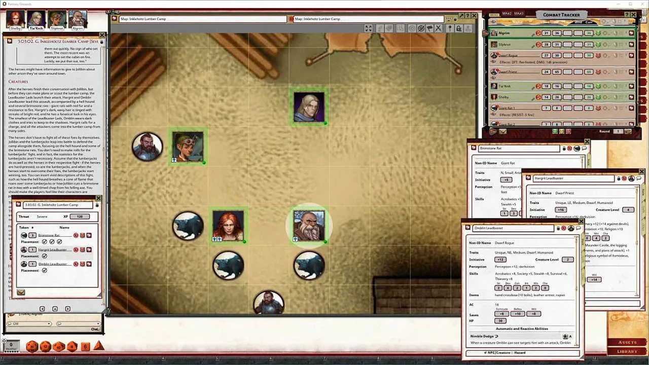 Fantasy Grounds - Pathfinder 2 RPG - Pathfinder Adventure: Troubles in Otari Screenshot 5