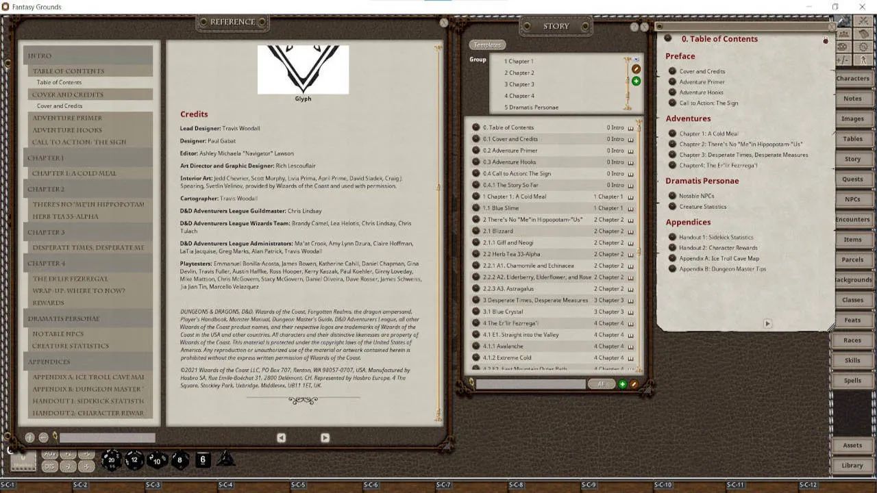 Fantasy Grounds - D&D Adventurers League 10-06 The Fallen Star Screenshot 1