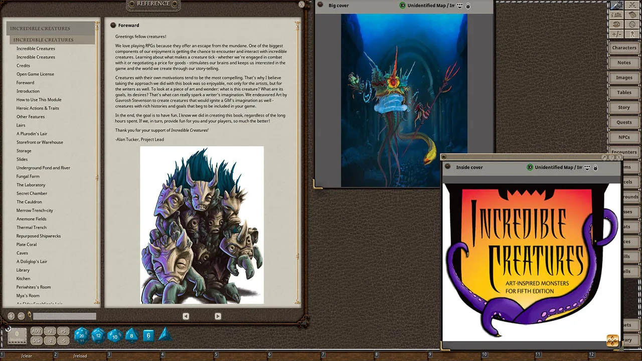 Fantasy Grounds - Incredible Creatures Screenshot 3