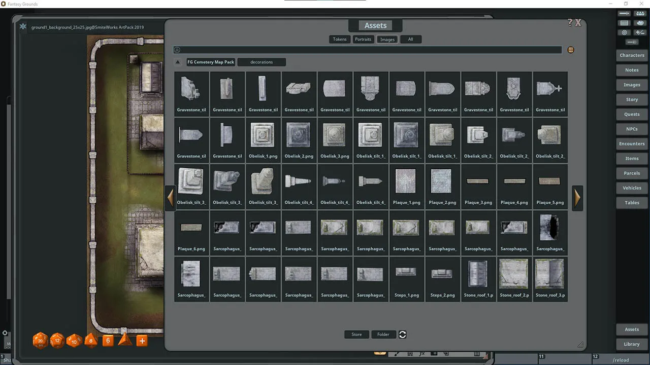 Fantasy Grounds - FG Cemetery Map Pack Screenshot 2