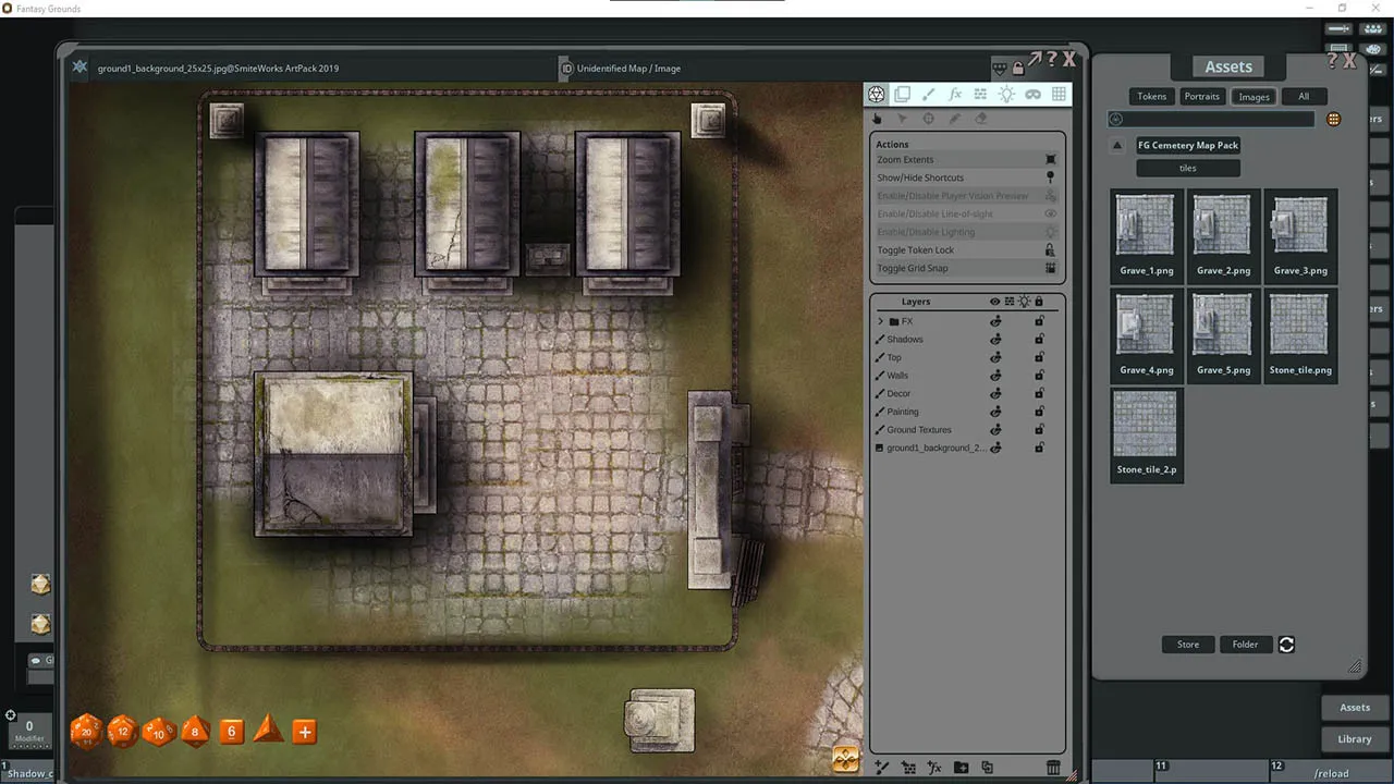 Fantasy Grounds - FG Cemetery Map Pack Screenshot 3
