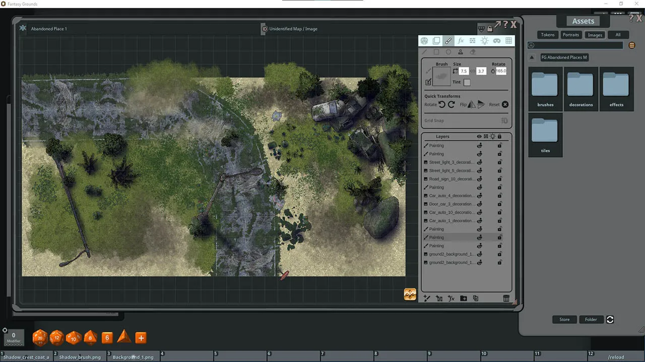 Fantasy Grounds - FG Abandoned Places Map Pack Screenshot 0