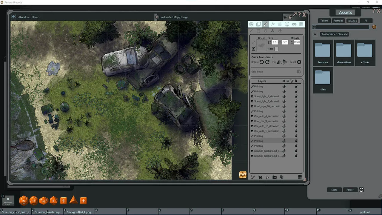 Fantasy Grounds - FG Abandoned Places Map Pack Screenshot 1