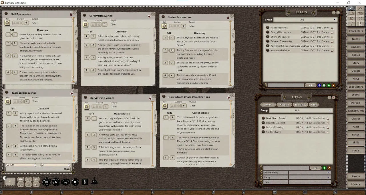 Fantasy Grounds - D&D Adventurers League 10-07 Into Darkness Screenshot 3
