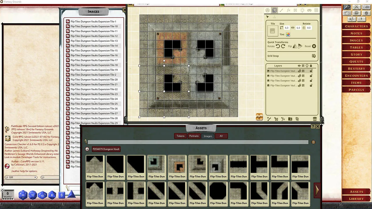 Fantasy Grounds - Pathfinder RPG - Dungeon Vaults Expansion Screenshot 3