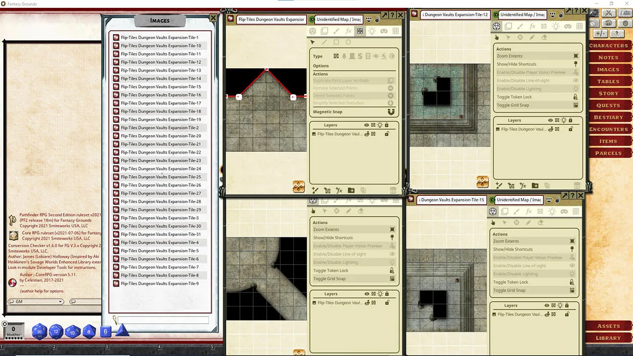 Fantasy Grounds - Pathfinder RPG - Dungeon Vaults Expansion Screenshot 4