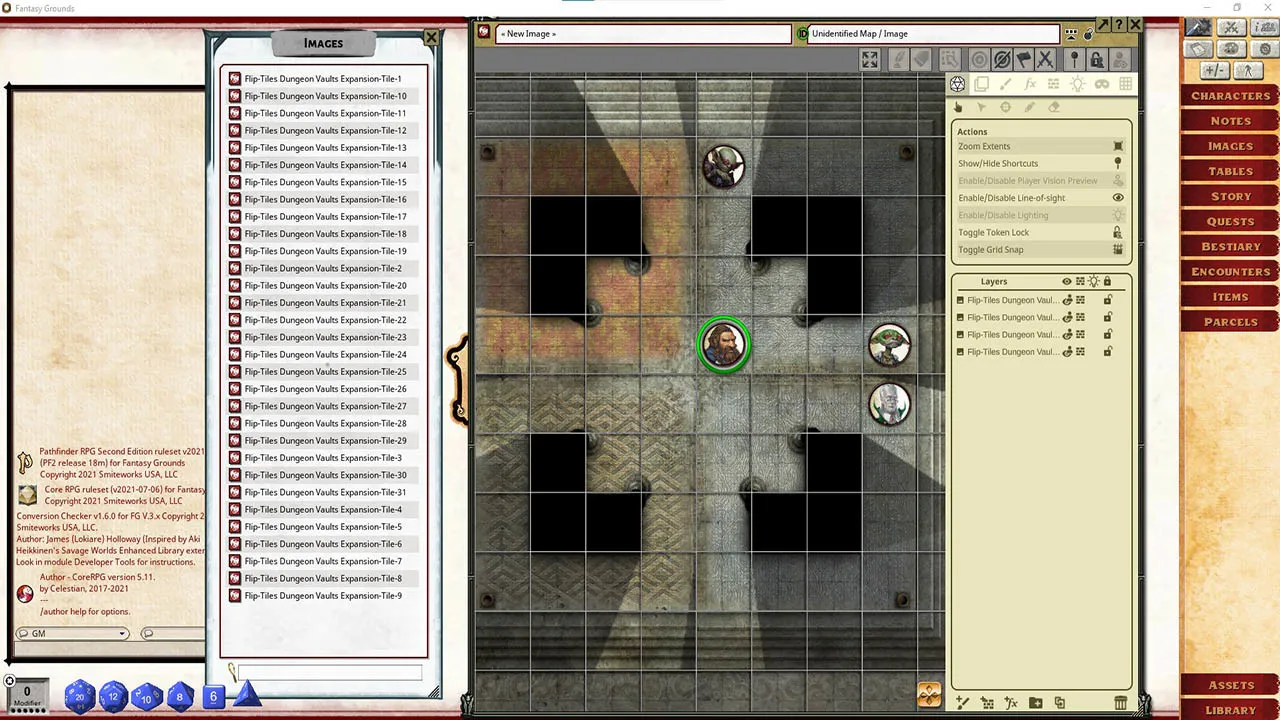 Fantasy Grounds - Pathfinder RPG - Dungeon Vaults Expansion Screenshot 2