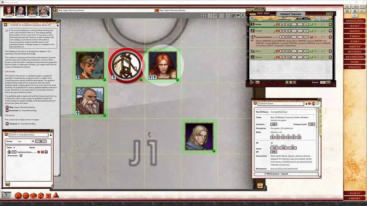 Fantasy Grounds - Pathfinder 2 RPG - Pathfinder Adventure: Night of the Gray Death Screenshot 3