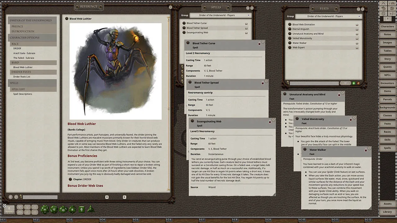Fantasy Grounds - Drider of the Underworld Screenshot 0