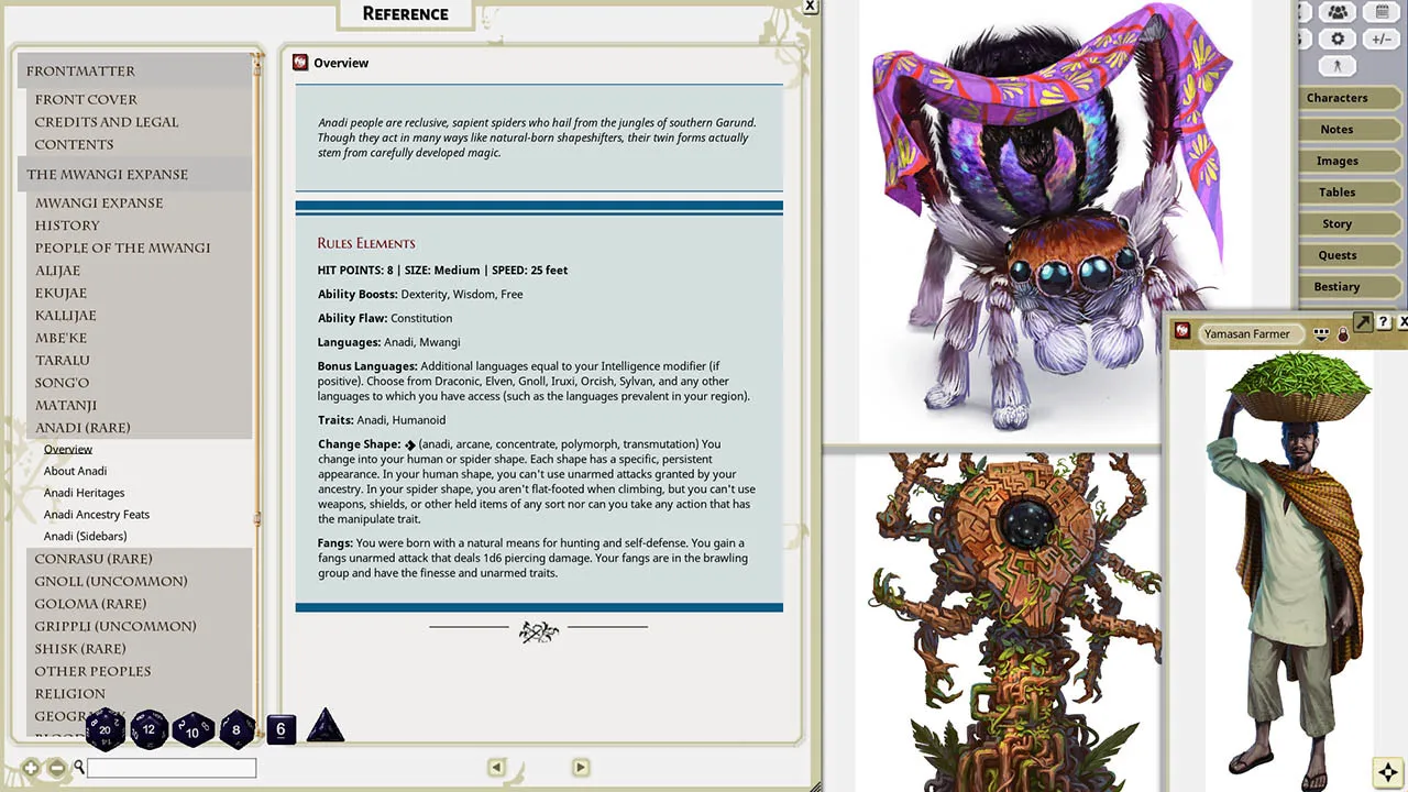 Fantasy Grounds - Pathfinder 2 RPG - Pathfinder Lost Omens: The Mwangi Expanse Screenshot 2
