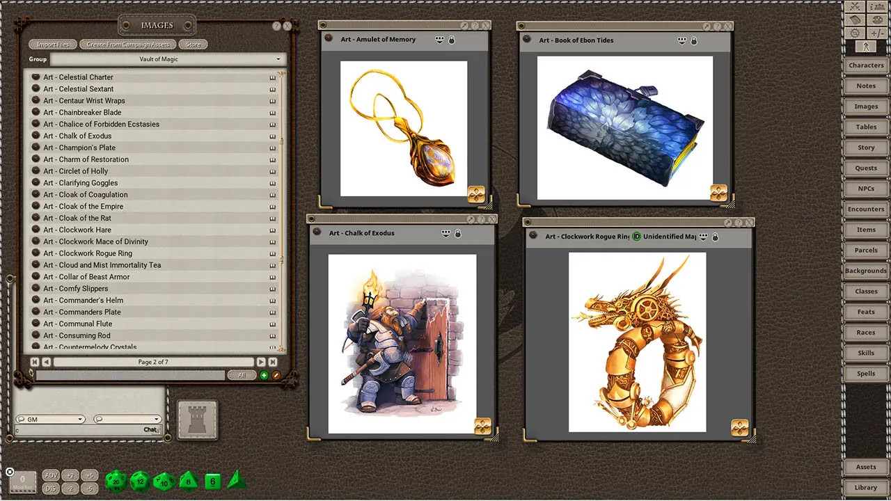 Fantasy Grounds - Vault of Magic for 5th Edition Screenshot 3