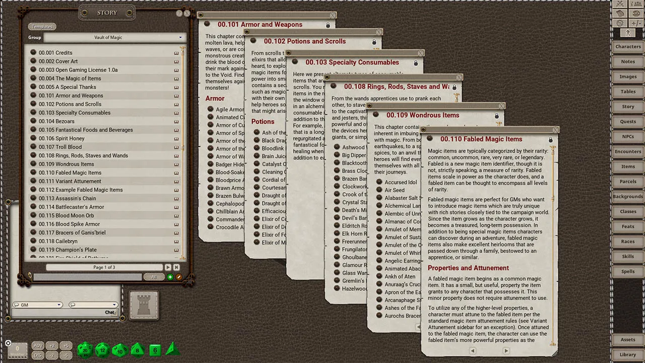 Fantasy Grounds - Vault of Magic for 5th Edition Screenshot 4