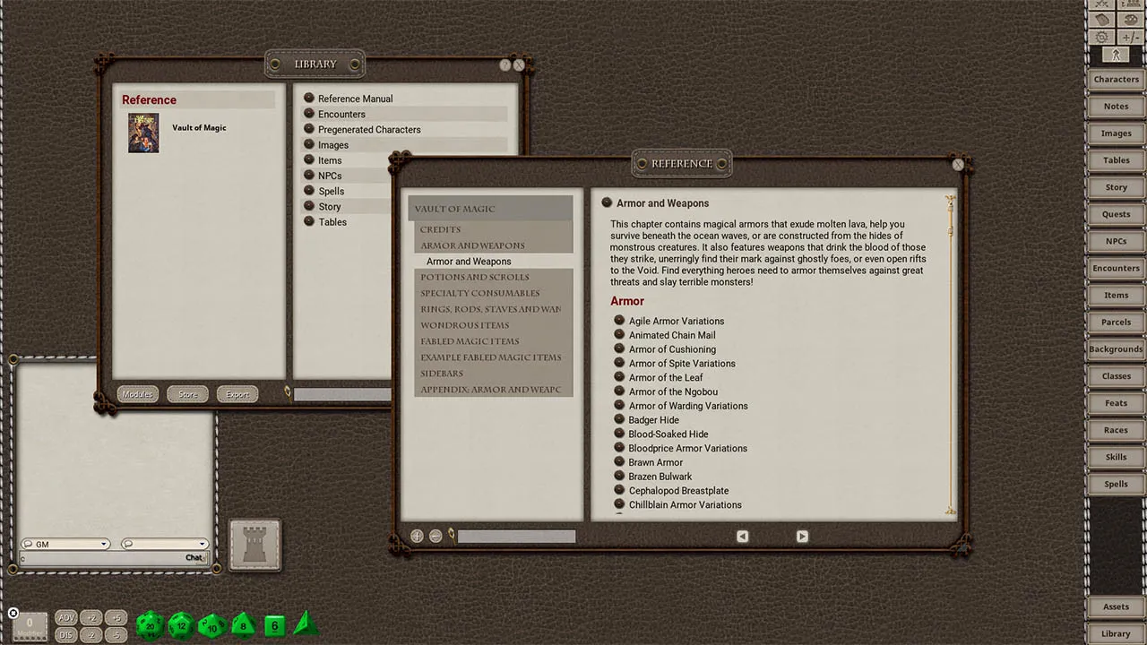 Fantasy Grounds - Vault of Magic for 5th Edition Screenshot 0