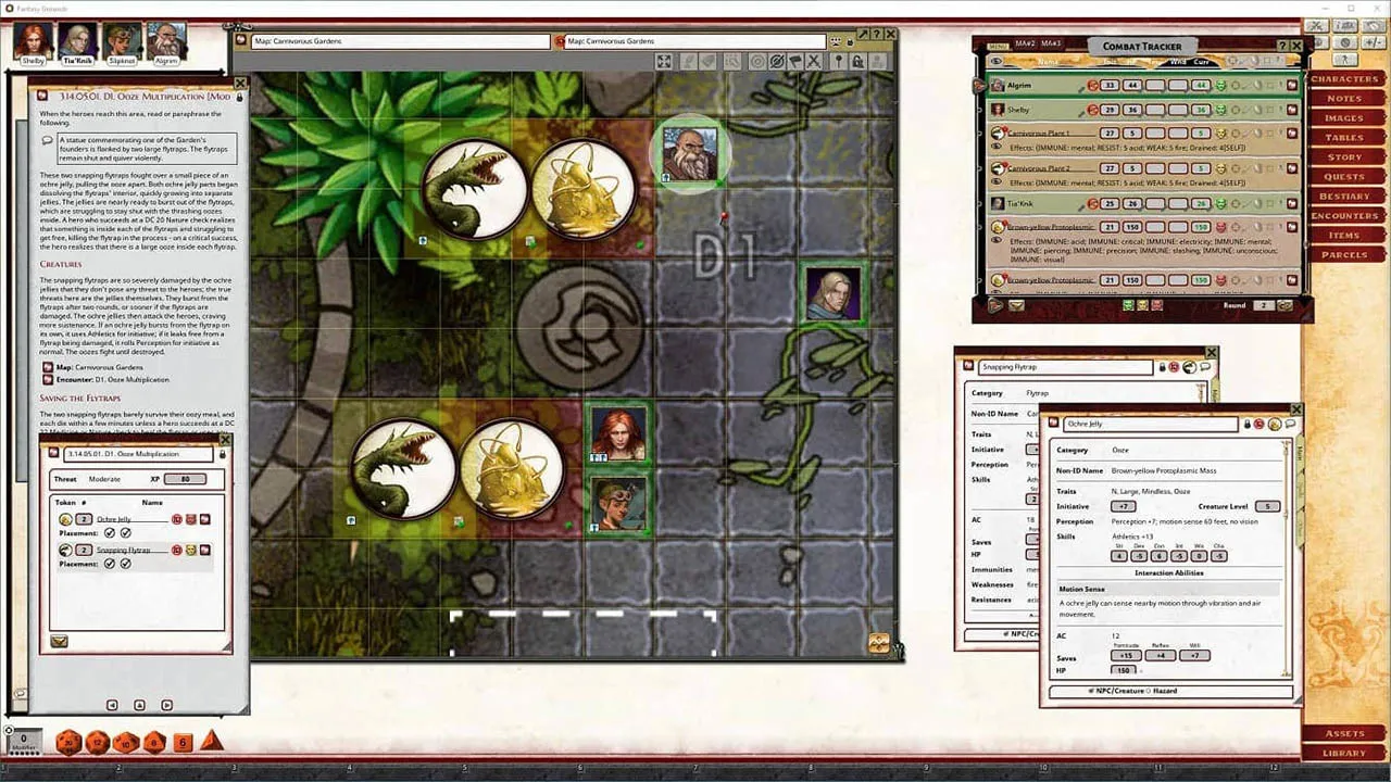 Fantasy Grounds - Pathfinder 2 RPG - Strength of Thousands AP 2: Spoken on the Song Wind Screenshot 5