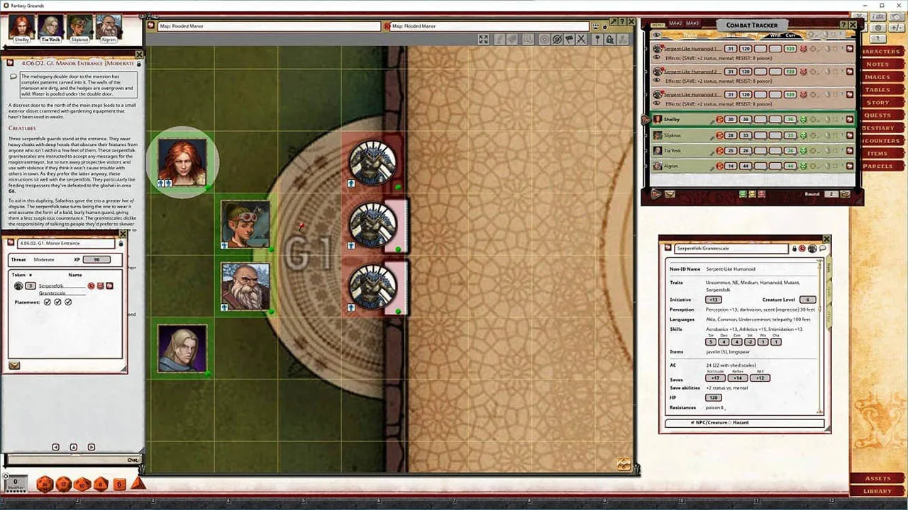 Fantasy Grounds - Pathfinder 2 RPG - Strength of Thousands AP 2: Spoken on the Song Wind Screenshot 4
