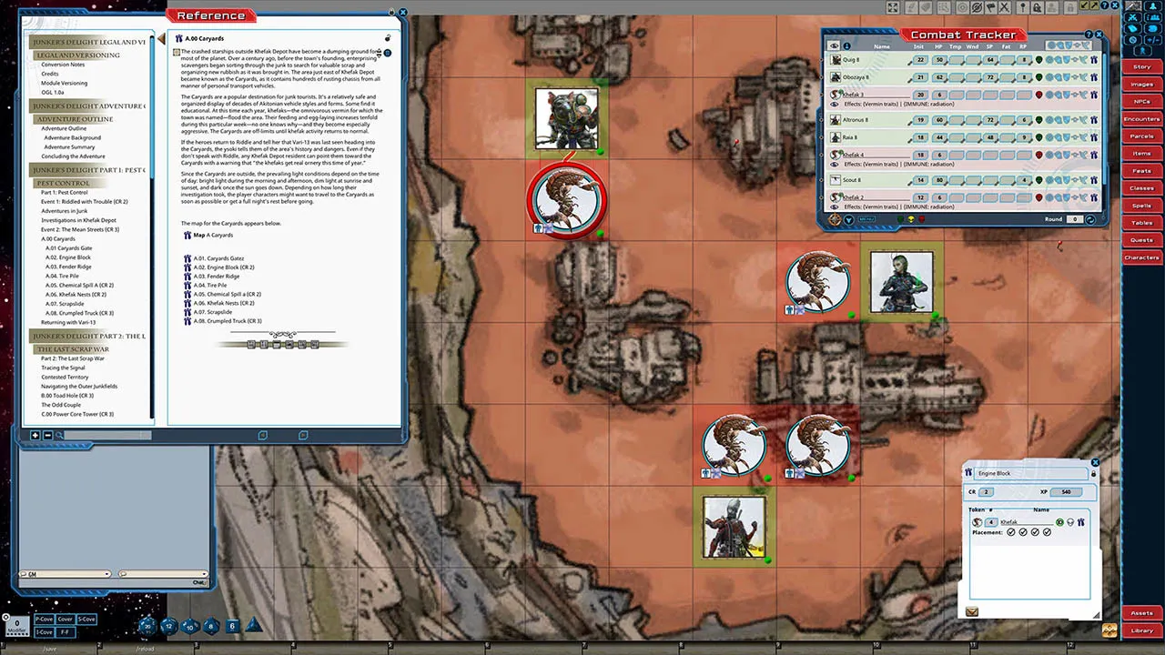 Fantasy Grounds - Starfinder RPG - Junker's Delight Screenshot 3