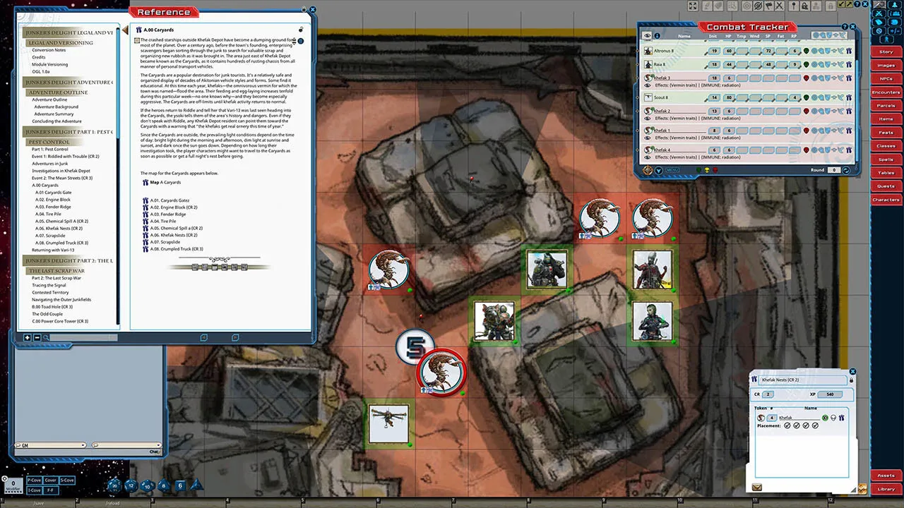 Fantasy Grounds - Starfinder RPG - Junker's Delight Screenshot 2
