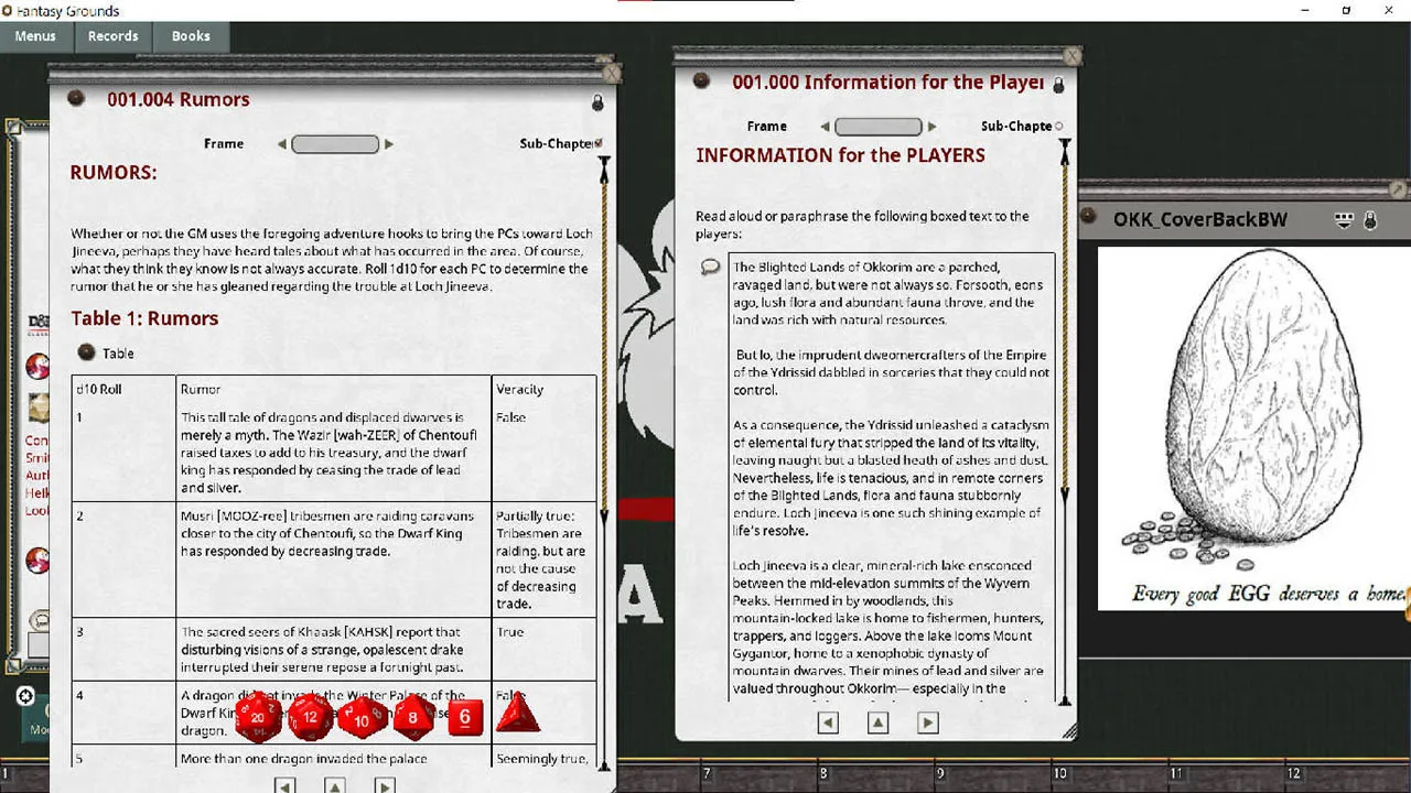 Fantasy Grounds - The Trouble at Loch Jineeva Screenshot 5