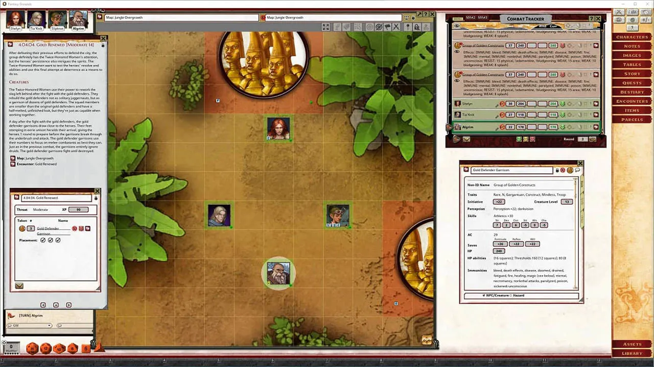 Fantasy Grounds - Pathfinder 2 RPG - Strength of Thousands AP 4: Secrets of the Temple-City Screenshot 2