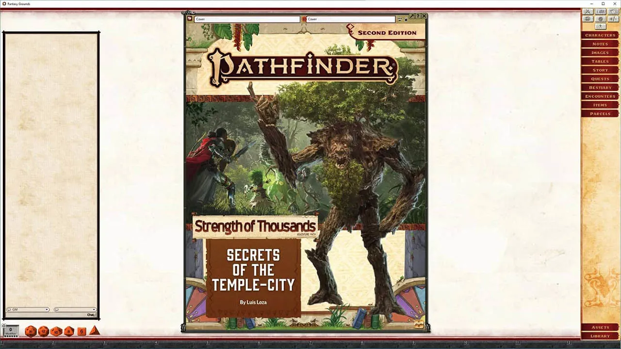 Fantasy Grounds - Pathfinder 2 RPG - Strength of Thousands AP 4: Secrets of the Temple-City Screenshot 0