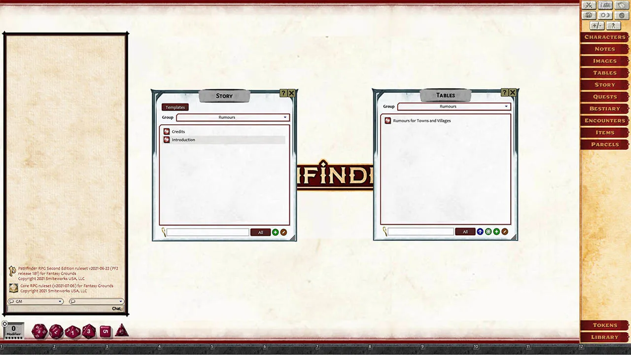 Fantasy Grounds - Rumours, Notes and Books Collection (Pathfinder 2E) Screenshot 6
