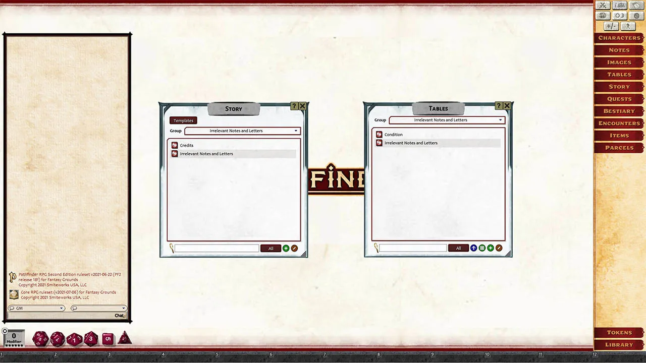 Fantasy Grounds - Rumours, Notes and Books Collection (Pathfinder 2E) Screenshot 2