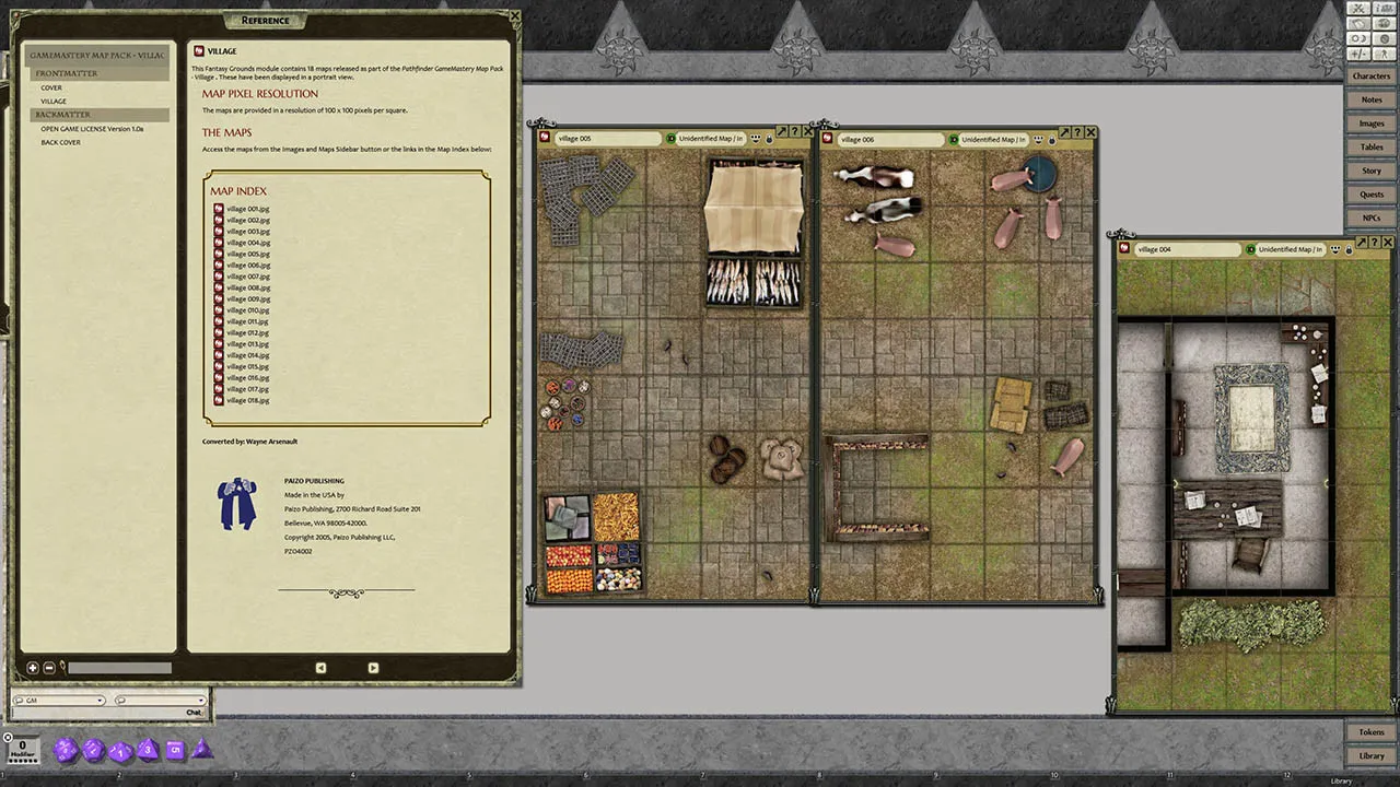 Fantasy Grounds - GameMastery Map Pack: Village Screenshot 1
