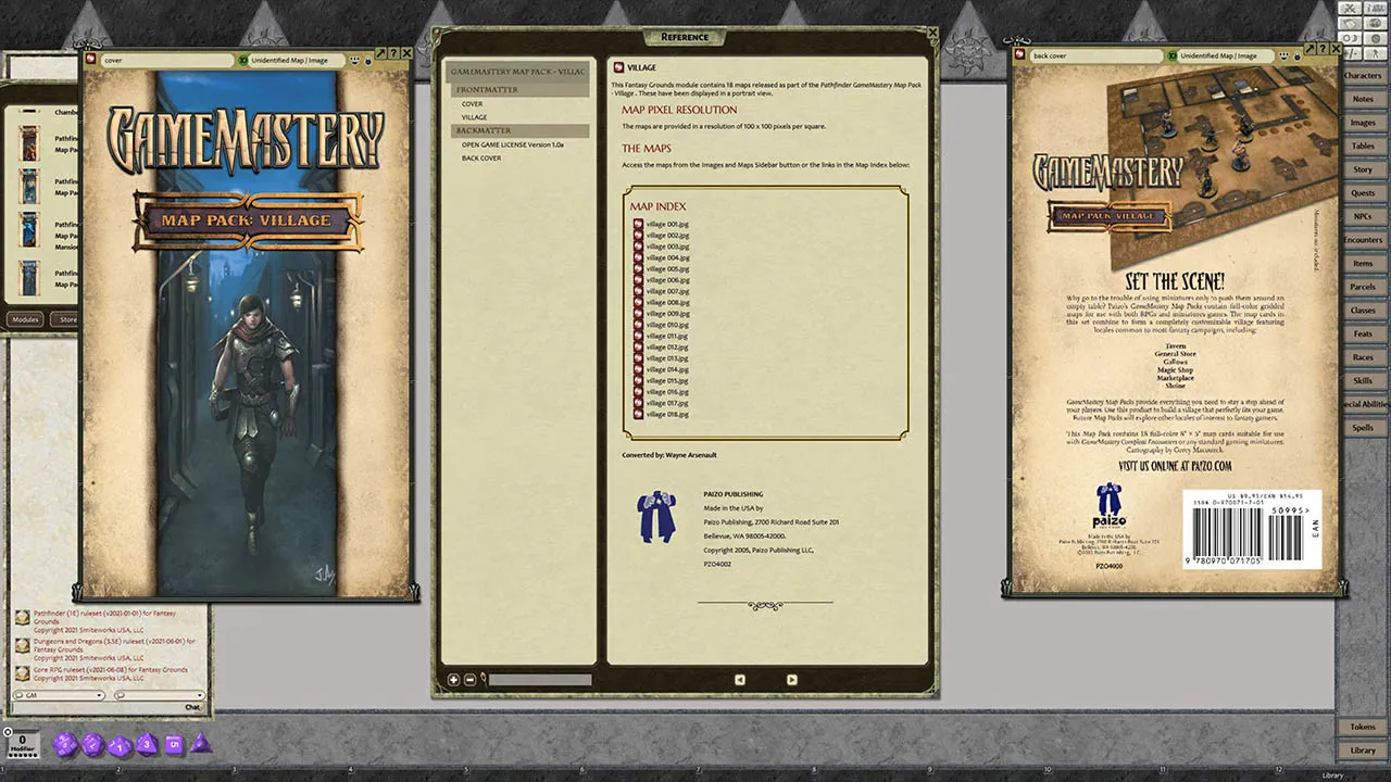 Fantasy Grounds - GameMastery Map Pack: Village Screenshot 0