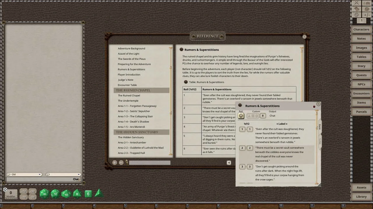 Fantasy Grounds - Dungeon Crawl Classics #70: Jewels of the Carnifex Screenshot 0