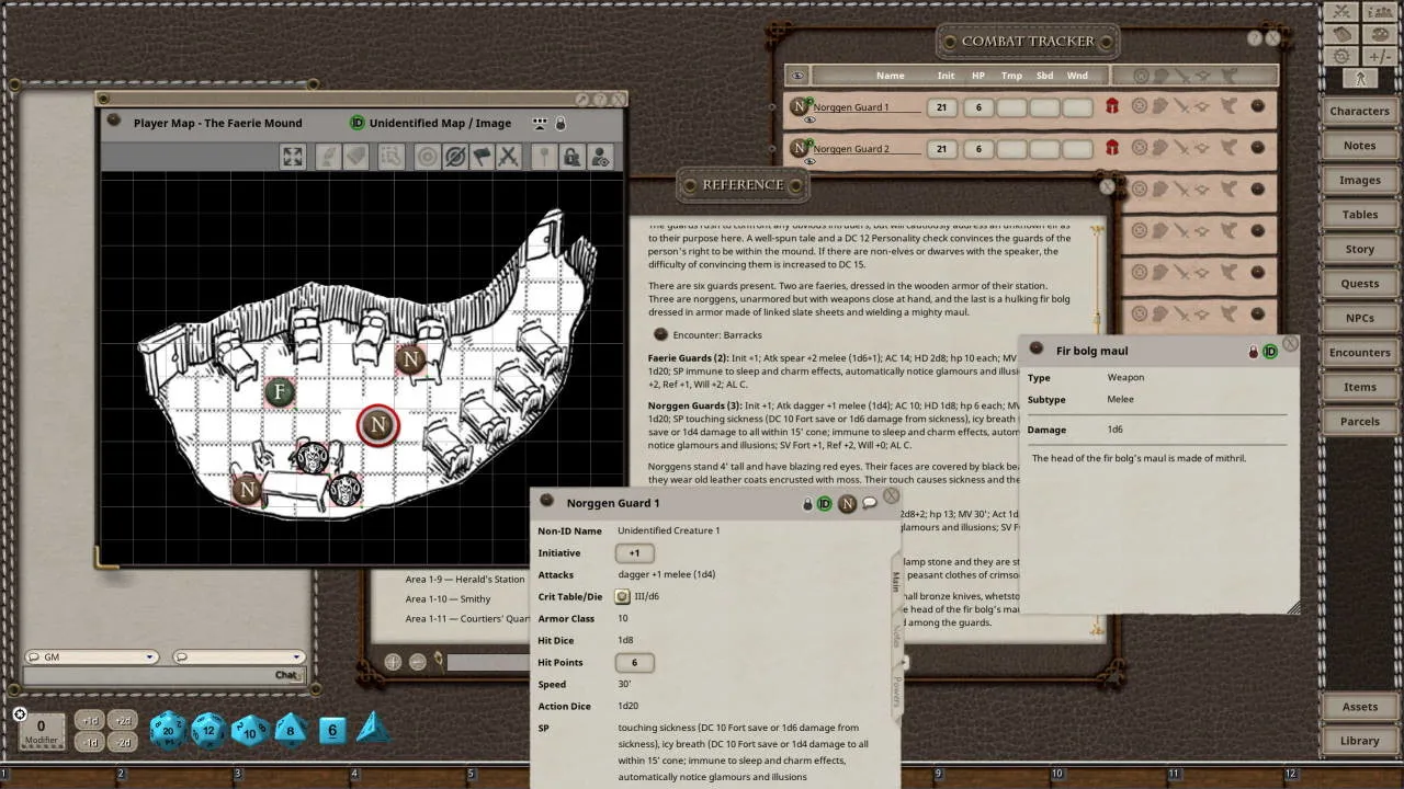 Fantasy Grounds - Dungeon Crawl Classics #97: The Queen of Elfland's Son Screenshot 2