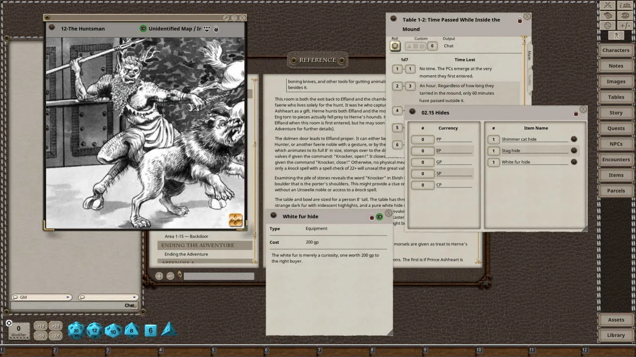 Fantasy Grounds - Dungeon Crawl Classics #97: The Queen of Elfland's Son Screenshot 5