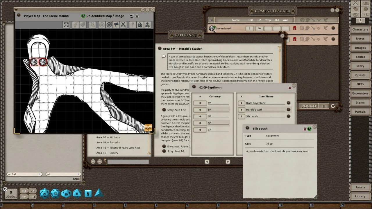 Fantasy Grounds - Dungeon Crawl Classics #97: The Queen of Elfland's Son Screenshot 1