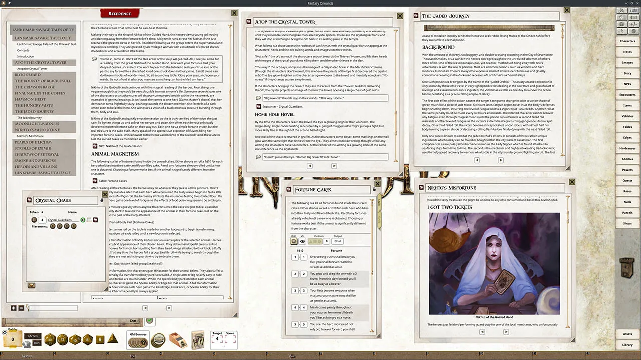 Fantasy Grounds - Lankhmar: Savage Tales of the Thieves Guild Screenshot 4