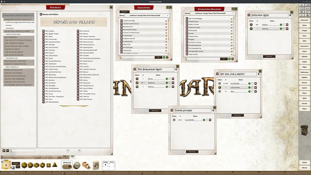 Fantasy Grounds - Lankhmar: Savage Tales of the Thieves Guild Screenshot 0
