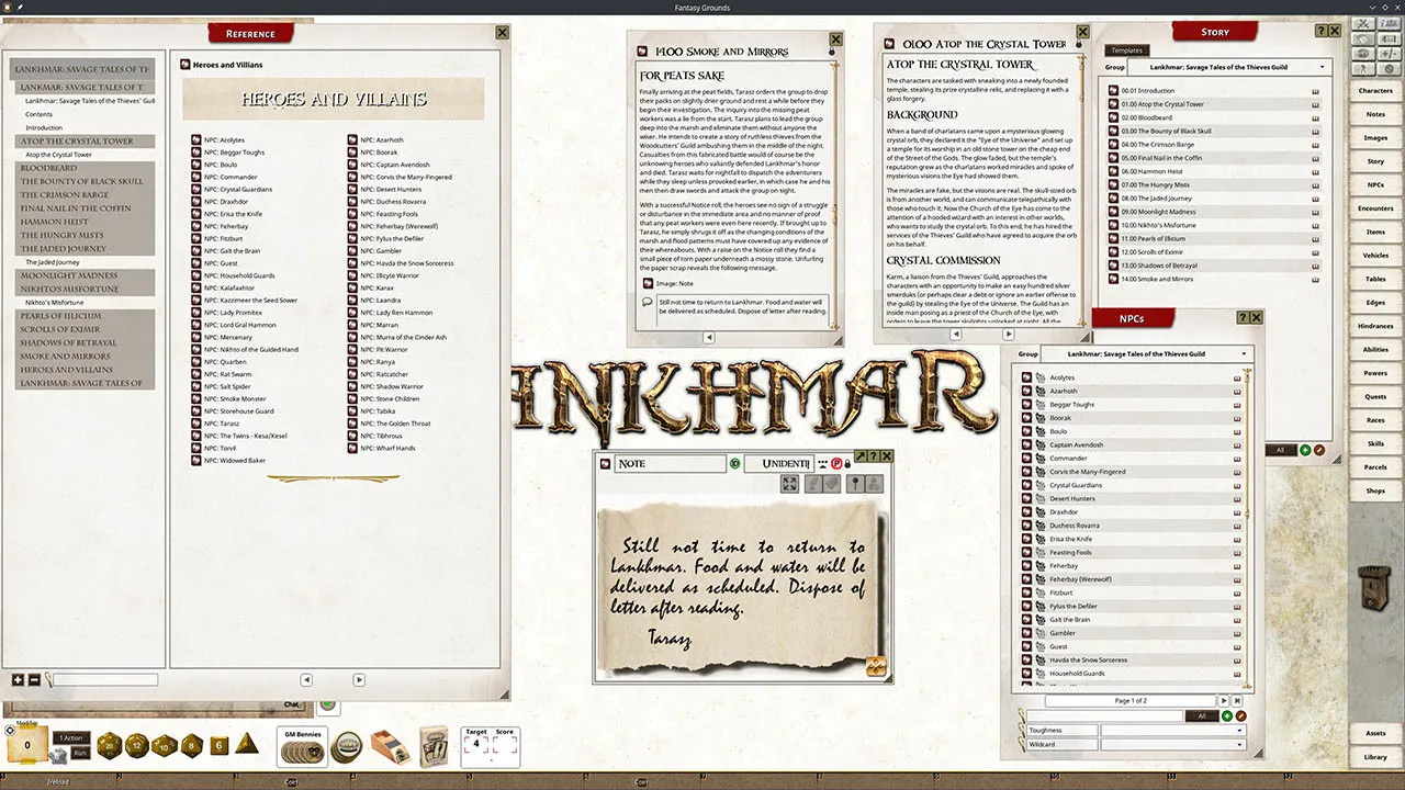 Fantasy Grounds - Lankhmar: Savage Tales of the Thieves Guild Screenshot 1