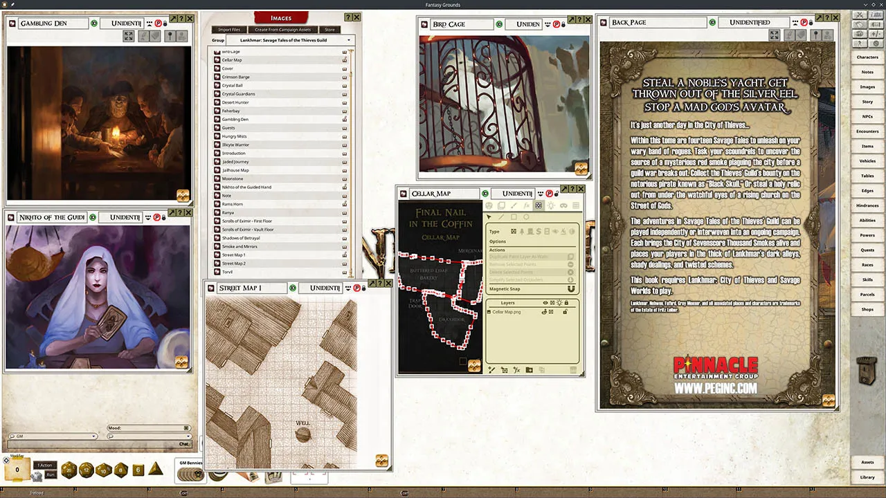Fantasy Grounds - Lankhmar: Savage Tales of the Thieves Guild Screenshot 2