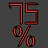 75% Done!