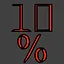 10% Done icon
