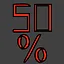 50% Done! icon