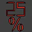 25% Done! icon